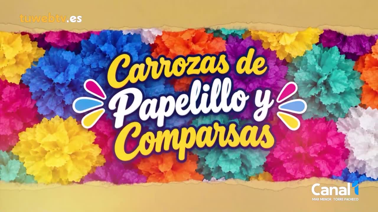Carrozas de Papelillo y Comparsas Fiestas Patronales Torre Pacheco